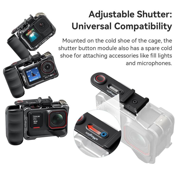 SunskyOnline's tweet image. aMagisn Street Photography Grip for Action Cameras
✔ Universal Compatibility - Works with Insta360/DJI/GoPro
✔ Ergonomic Design
✔ Dual Cold Shoe Mounts
📸 Perfect for vlogging &amp;amp; street photography!
🛒 bit.ly/4kq7TeL
#CameraGrip #VlogGear #ActionCamera
