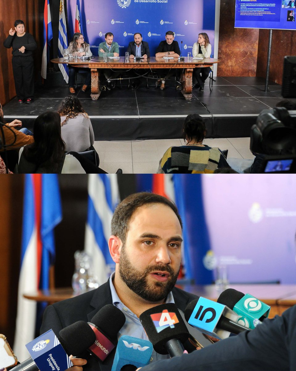 🔹 3 - CREACIÓN DE LA “1A. ESTRATEGIA NACIONAL INTEGRAL DE PREVENCIÓN Y ABORDAJE DE LA SITUACIÓN DE CALLE”, proceso participativo, interinstitucional y comunitario.

📑🎬 La presentación detallada y la conferencia de prensa se encuentran disponibles en mides.gub.uy