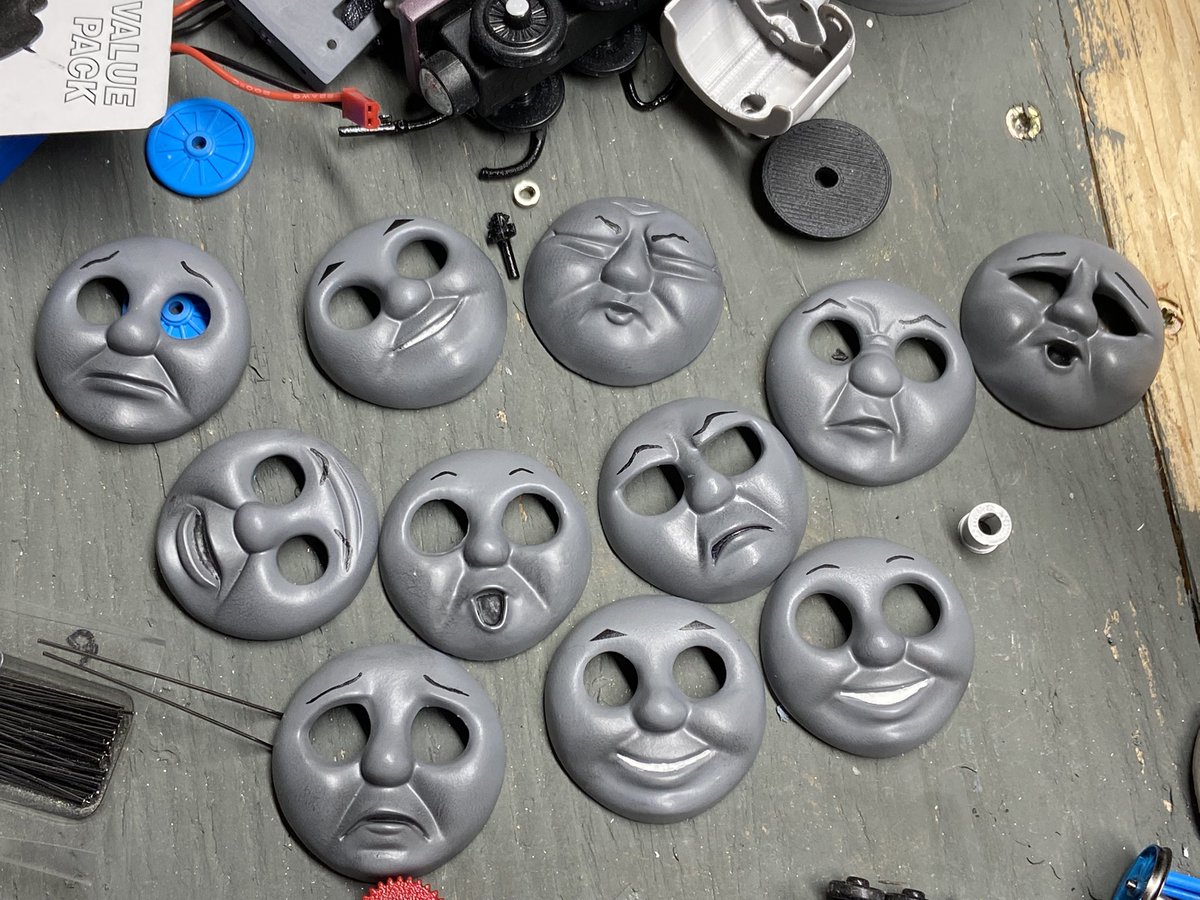 All shaded! I love shading faces now!