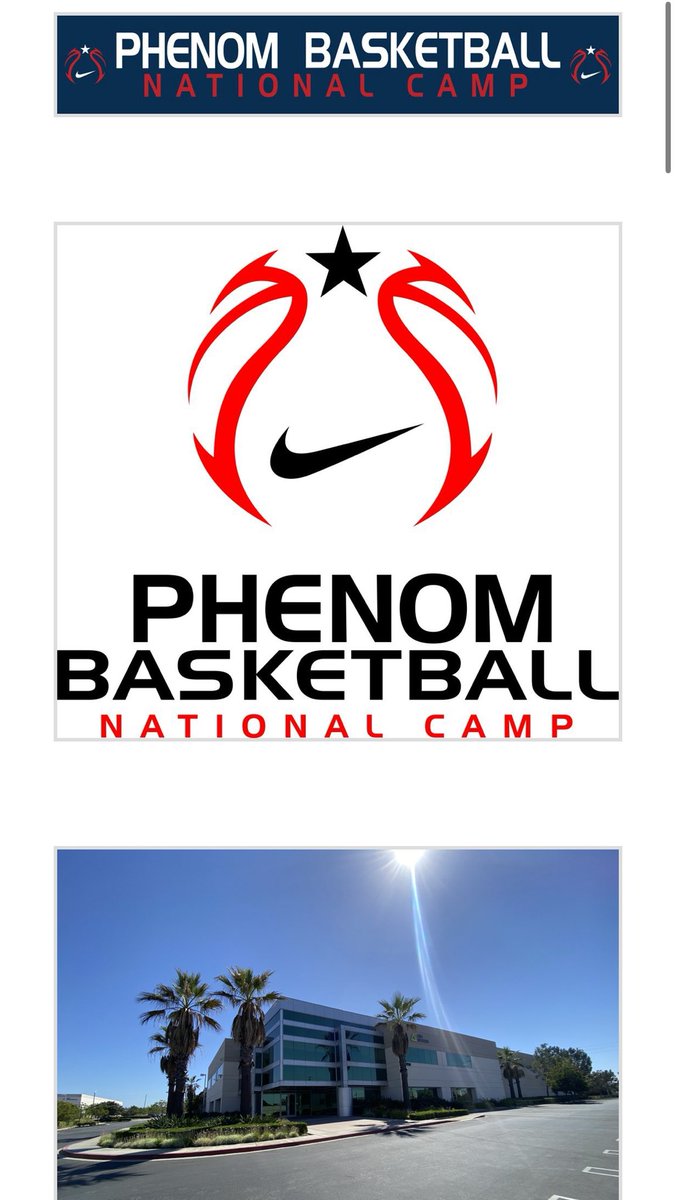 Thank you for the invite to the Phenom National Basketball Camp.