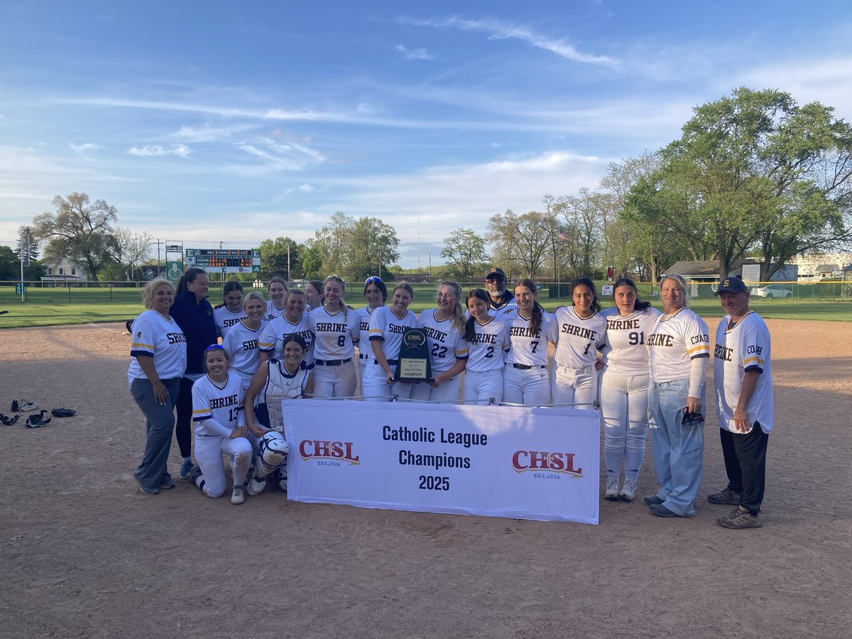 Shrine Sports (@shrinesports) on Twitter photo Shrine Knights Softball 🥎 won 14-8 vs Cranbrook in the <a href="/CHSL1926/">Catholic League</a> Championship 🏆. Way to Go Knights! <a href="/Shrine_Schools/">Shrine Schools</a> <a href="/ShrineDads/">Shrine Dads Club</a> <a href="/spiritbone_25/">Spirit Bone</a> <a href="/matthewbmowery/">Matthew B. Mowery</a> <a href="/StudentAthlete/">StudentandAthlete</a> <a href="/MIPrepZone/">MIPrepZone</a> <a href="/CHSL1926/">Catholic League</a> <a href="/CandGSports/">CandGSports</a> <a href="/spiritbone_25/">Spirit Bone</a> #ChampionshipCulture #ShrinePride Shrine Knights Softball 🥎 won 14-8 vs Cranbrook in the <a href="/CHSL1926/">Catholic League</a> Championship 🏆. Way to Go Knights! <a href="/Shrine_Schools/">Shrine Schools</a> <a href="/ShrineDads/">Shrine Dads Club</a> <a href="/spiritbone_25/">Spirit Bone</a> <a href="/matthewbmowery/">Matthew B. Mowery</a> <a href="/StudentAthlete/">StudentandAthlete</a> <a href="/MIPrepZone/">MIPrepZone</a> <a href="/CHSL1926/">Catholic League</a> <a href="/CandGSports/">CandGSports</a> <a href="/spiritbone_25/">Spirit Bone</a> #ChampionshipCulture #ShrinePride
