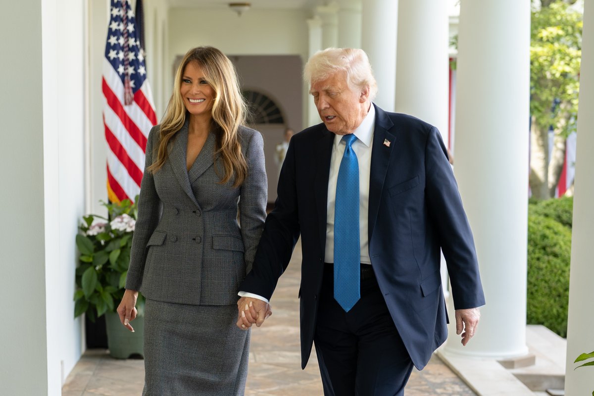 WhiteHouse's tweet image. 📸PHOTOS: In the Rose Garden today, President Donald J. Trump signed the Take It Down Act into law—landmark legislation championed by First Lady Melania Trump.
WE MUST PROTECT OUR CHILDREN!