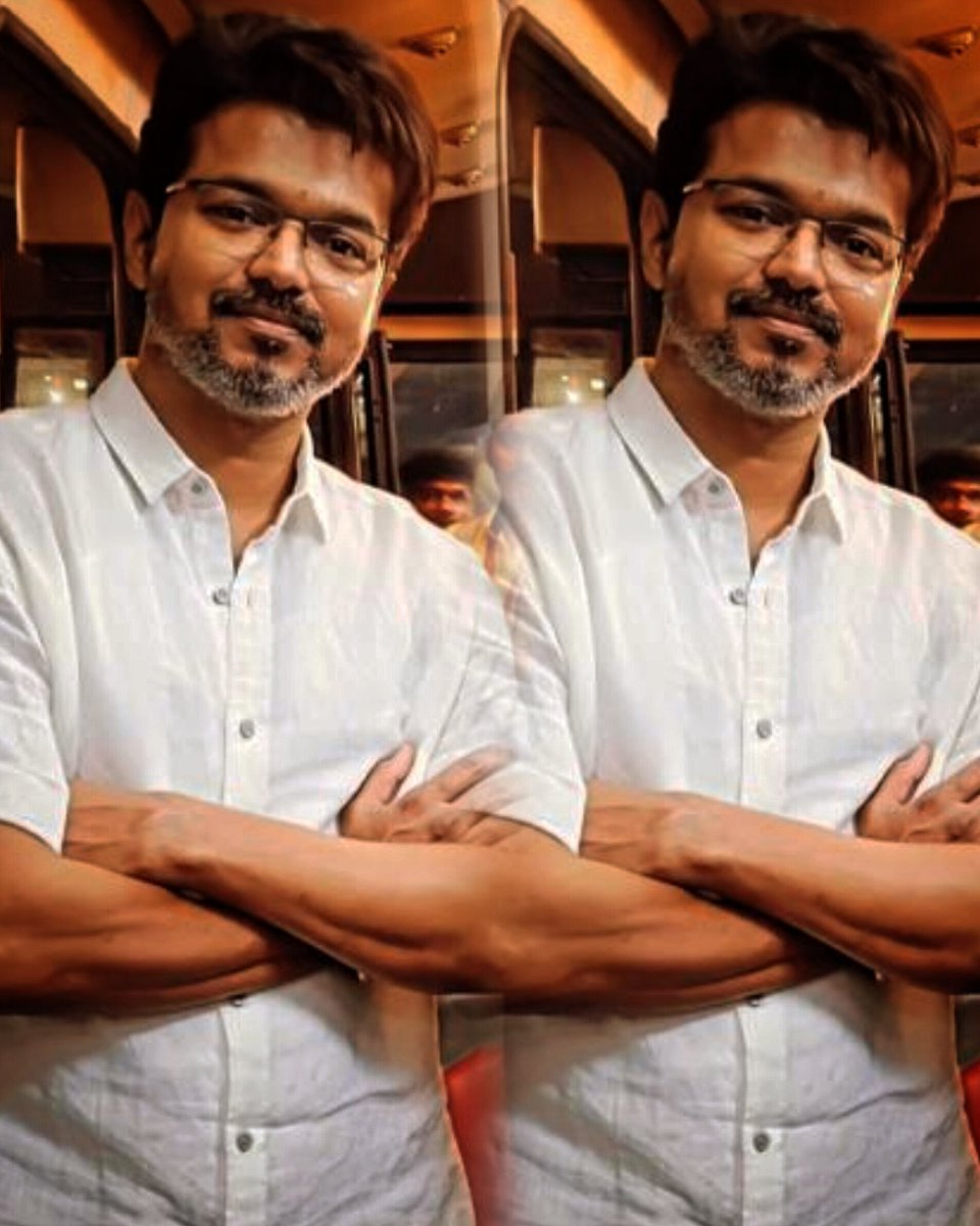 Good morning family😎😍💗
<a href="/actorvijay/">Vijay</a> 
#ThalapathyVIJAY𓃵