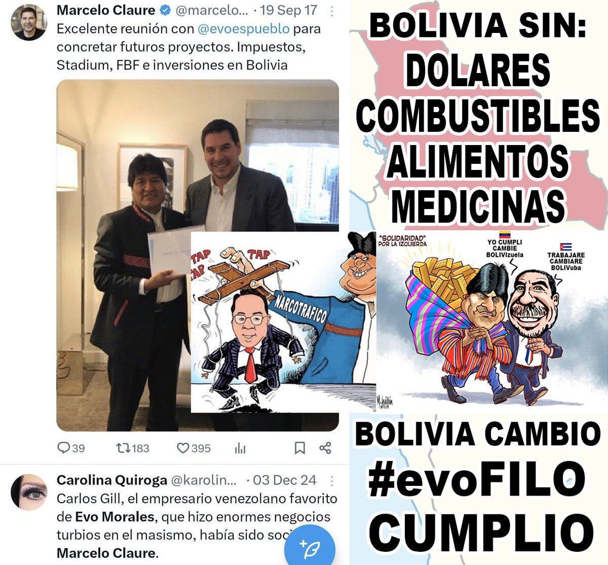 Hay peores.
🐗 <a href="/marceloclaure/">Marcelo Claure</a> 💩 #MarzetKlaureEsMASfia 🐭 El masista MAS ferviente.