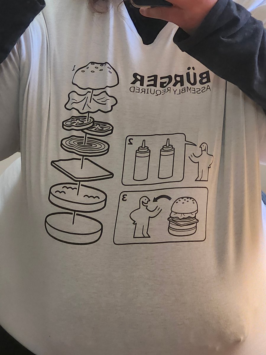 paddingjoanne's tweet photo. Got my IKEA burger shirt in 5XL #fatshion #glorifyobesity #fatsuit #IKEA #gimmeburger #cheeseburger #ssbbw https://t.co/fNT6XqmJPZ