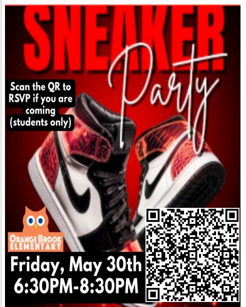 5th grade students -- parents, if your child will be attending the EOY dance on Friday night May 30th from 6:30-8:30pm, please be sure you scan the QR code and RSVP!