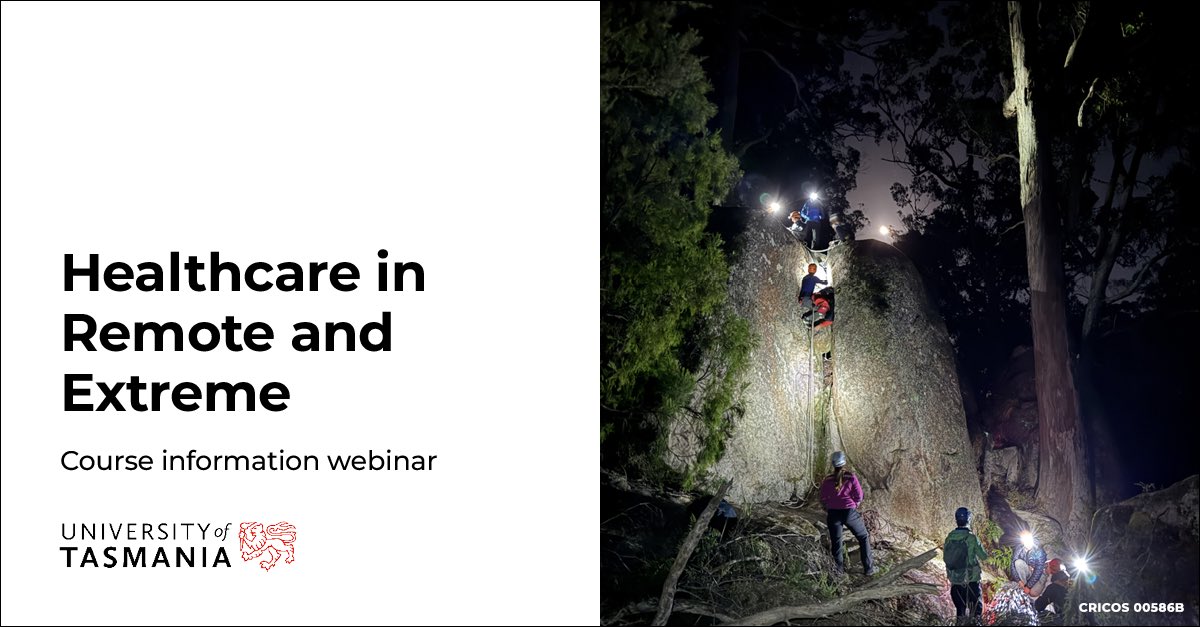 CARMM (@carmmedicine) on Twitter photo Late Notice- Register for today’s 1700hrs AEST Hobart UTAS Healthcare Remote and Extreme Environments (HREE) Course Information Webinar- <a href="/UTas_HREE/">UTasHREE</a> <a href="/AusAntarctic/">antarctica.gov.au</a> <a href="/CARMMedicine/">CARMM</a> <a href="/ACRRM/">ACRRM</a> <a href="/AustSocAeroMed/">Australasian Society of Aerospace Medicine</a> #remotemedicine #extrememedicine #spacemedicine <a href="/johnjamescherry/">John Cherry</a> <a href="/Dr_Polarbird/">Kate Kloza</a> Late Notice- Register for today’s 1700hrs AEST Hobart UTAS Healthcare Remote and Extreme Environments (HREE) Course Information Webinar- <a href="/UTas_HREE/">UTasHREE</a> <a href="/AusAntarctic/">antarctica.gov.au</a> <a href="/CARMMedicine/">CARMM</a> <a href="/ACRRM/">ACRRM</a> <a href="/AustSocAeroMed/">Australasian Society of Aerospace Medicine</a> #remotemedicine #extrememedicine #spacemedicine <a href="/johnjamescherry/">John Cherry</a> <a href="/Dr_Polarbird/">Kate Kloza</a>