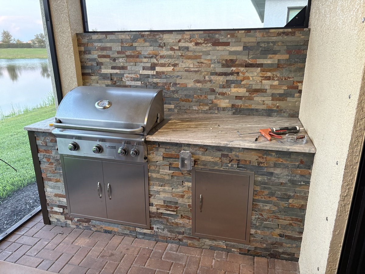 Built my first grill station! I’m pleased with it.
