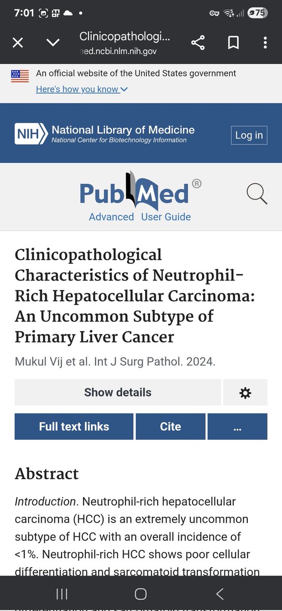 vij_mukul's tweet image. #liverpath #Relalabs Finally our study on the largest cohort of Granuloma rich HCC (GrHCC) is accepted in ADP. Is this a distinct varient/subtype of HCC. Should #WHO blue books on cancer classification consider this lympocyte rich HCC and Neutrophil rich HCC . #pathology