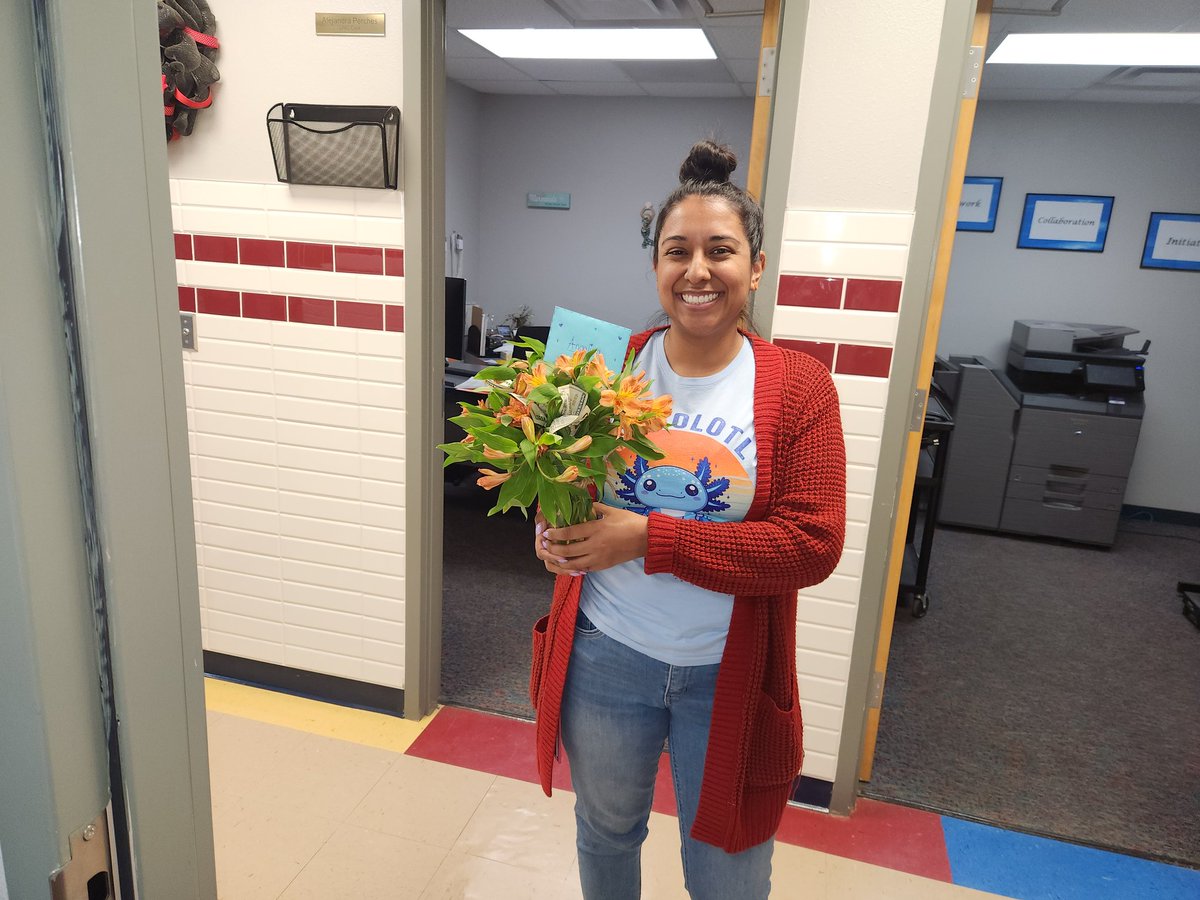 Presa Elementary School (@presa_wildcats) on Twitter photo <a href="/Presa_Wildcats/">Presa Elementary School</a> <a href="/presa_library/">Presa ES Library</a> <a href="/Banegas19Wendy/">Wendy Banegas</a> <a href="/AlexCamack/">Alex Camack 🐾</a>
This week we celebrate 🥳 our amazing Speech Therapist Ms. Angelina Garcia 🫶❤️. Thank you for all your hardwork and dedication to our community.
#OneTribe🏹
#BowUp
#WeArePresa
#WeDeliverExcellence
#thedistrict <a href="/Presa_Wildcats/">Presa Elementary School</a> <a href="/presa_library/">Presa ES Library</a> <a href="/Banegas19Wendy/">Wendy Banegas</a> <a href="/AlexCamack/">Alex Camack 🐾</a>
This week we celebrate 🥳 our amazing Speech Therapist Ms. Angelina Garcia 🫶❤️. Thank you for all your hardwork and dedication to our community.
#OneTribe🏹
#BowUp
#WeArePresa
#WeDeliverExcellence
#thedistrict