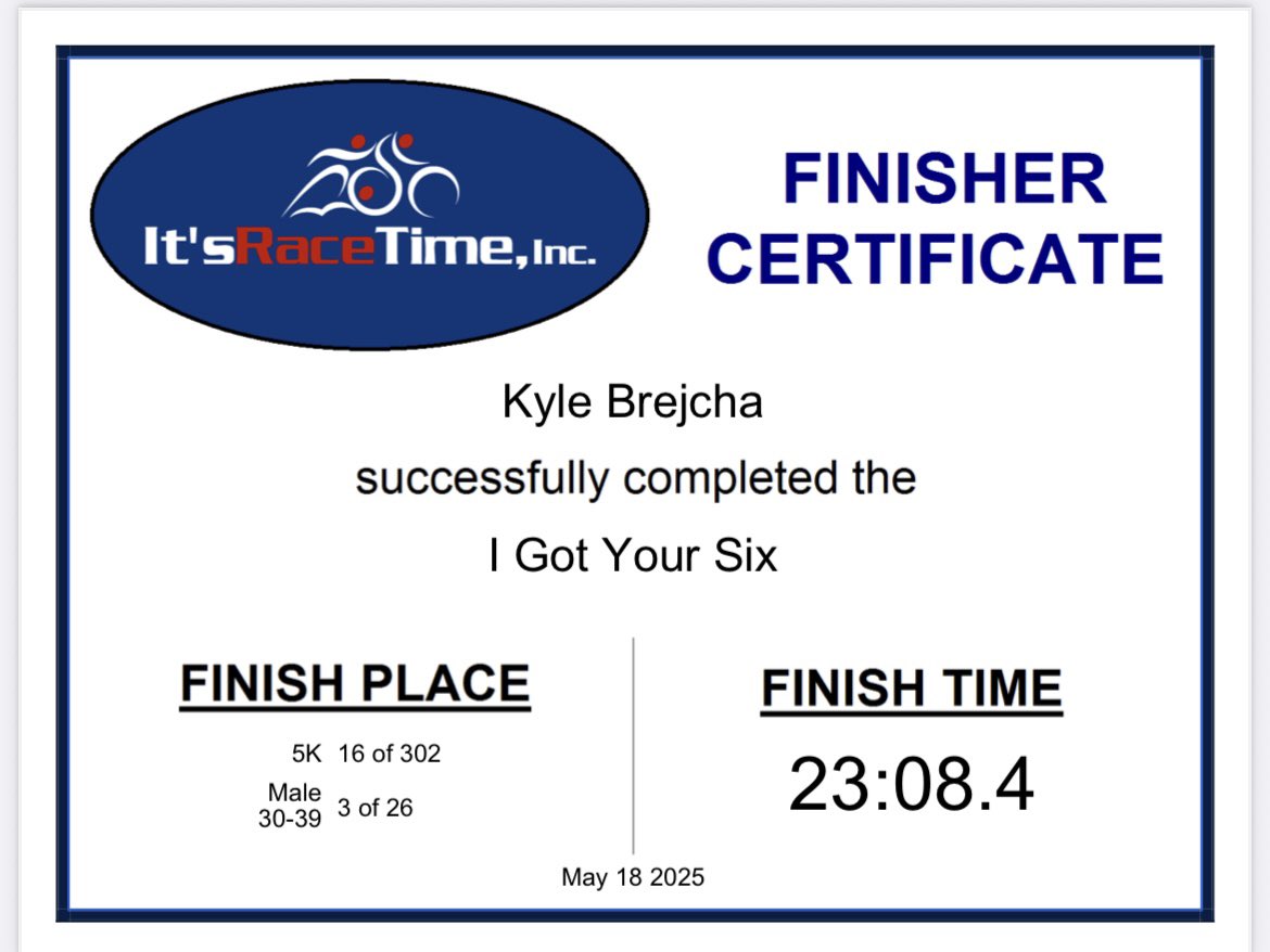 ND_KyleB's tweet image. Another one in the books! If I didn’t hit the aid station(s) out of stride I think I see sub 23:00 👀
Something to shoot for next time around!
