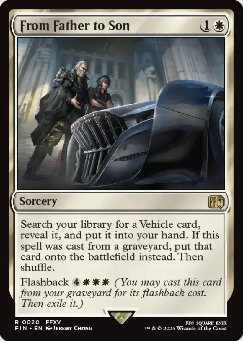 MTG x FINAL FANTASY】 あなたのライブラリーから機体カード1枚を探し