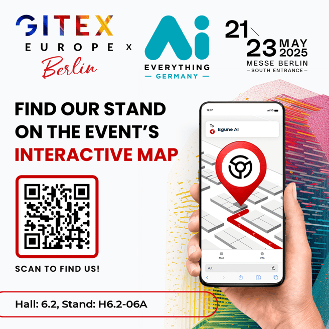 🌟 Visit us at Gitex Europe in Berlin! 🌟
📍 Find your way to our stand! Follow the link go.invisual.app/ge/e/ge-2025-3… or scan the QR code for the interactive map to locate us.
We can’t wait to connect with you!

#GITEXEUROPE #FutureOfAI #EuropeanTech #ChooseEurope #Innovation