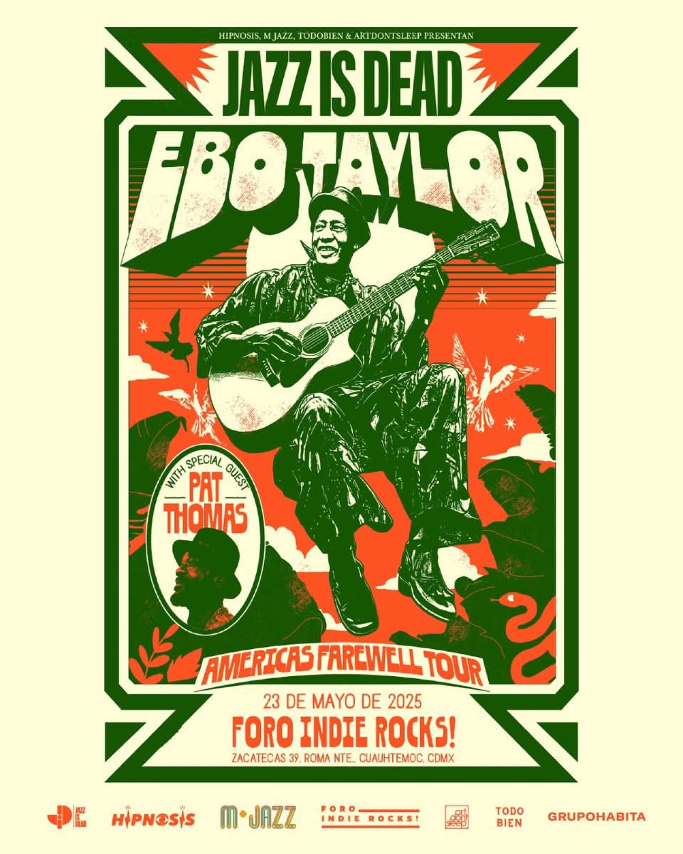 Revista Kuadro (@revistakuadro) on Twitter photo ¿Listos para disfrutar de una noche de jazz en <a href="/ForoIndierocks/">Foro Indie Rocks!</a> con la leyenda #EboTaylor?
Corre ya por tus entradas:
short-link.me/12Les ¿Listos para disfrutar de una noche de jazz en <a href="/ForoIndierocks/">Foro Indie Rocks!</a> con la leyenda #EboTaylor?
Corre ya por tus entradas:
short-link.me/12Les