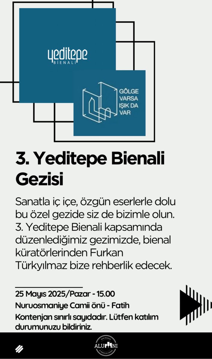 3. Yeditepe Bienali Gezisi✨