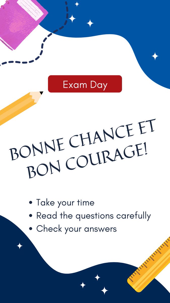 LearnAlanguageX's tweet image. Bonne chance et Bon courage to everyone sitting French exams today! #Nat5French #HigherFrench