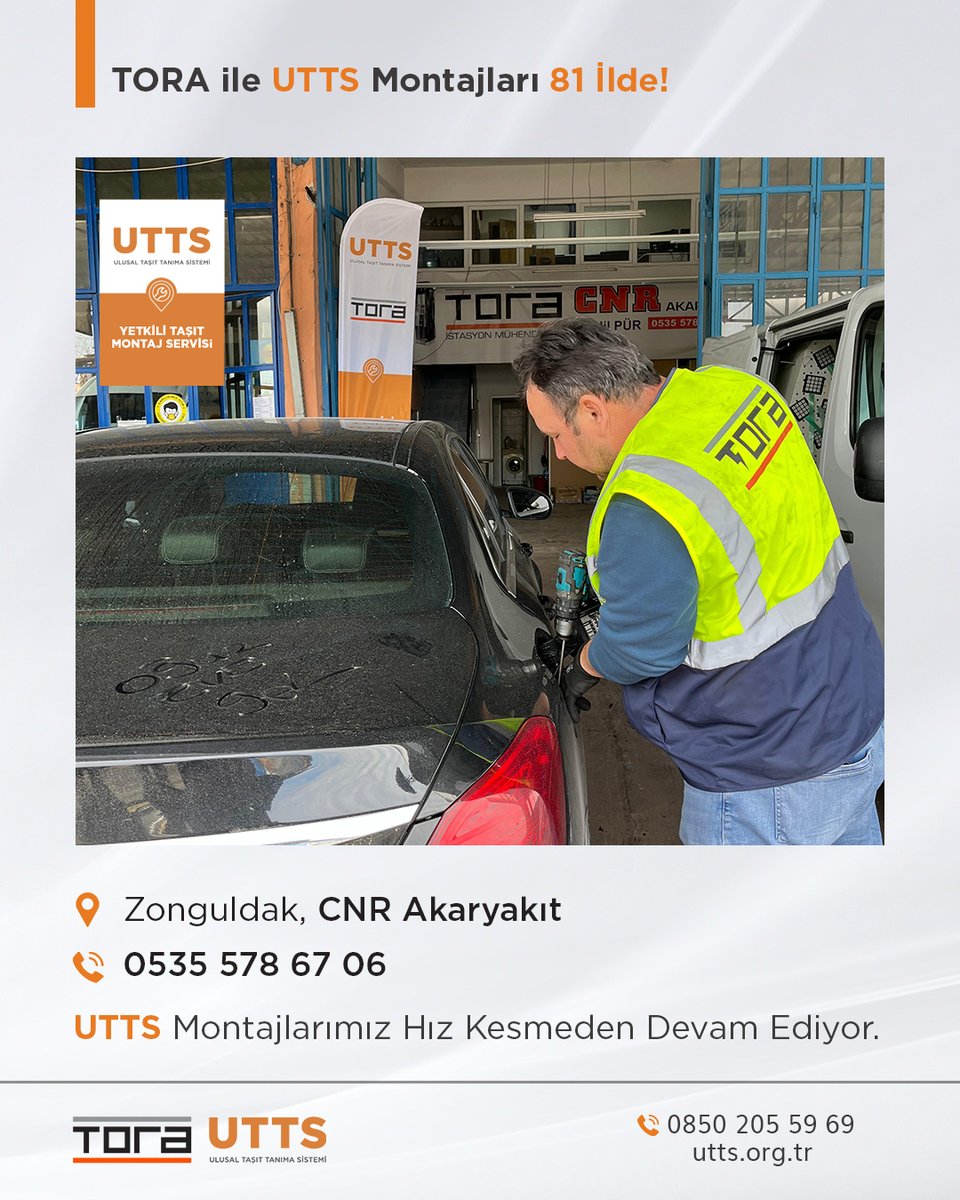 UttsMontaj's tweet photo. UTTS montajlarımız hız kesmeden devam ediyor.
📍Zonguldak, CNR Akaryakıt
https://t.co/6H1jMHq4el | 0850 205 59 69

#UTTS
#UlusalTaşıtTanımaSistemi
#TaşıtTanımaBirimi
#UTTSMontaj
#UTTSTTB
#TTBMontaj
#Tora https://t.co/ZYNBEfJYdA