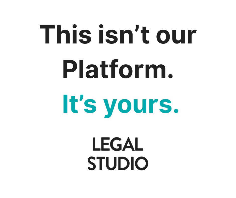 TheLegalStudio's tweet photo. You’ve done your time inside the old model.
Now build something of your own.
Design your own Legal Studio.

#LawMadeHuman #EnjoyWork #WeAreLegalStudio https://t.co/x0QxnycJ1j