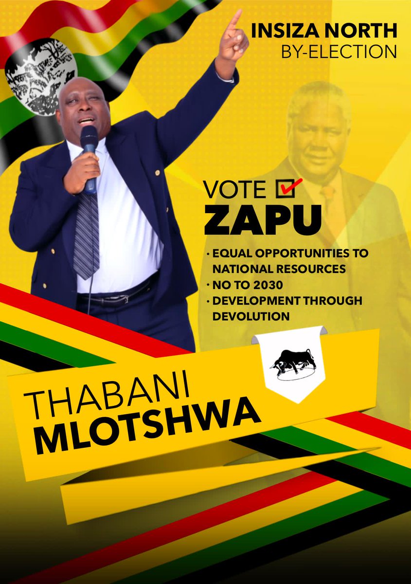 May we please support the ZAPU Candidate in Insiza North. This is a good opportunity for progressive forces to UNITE and DEFEAT zanu. You can contact me to assist the campaign