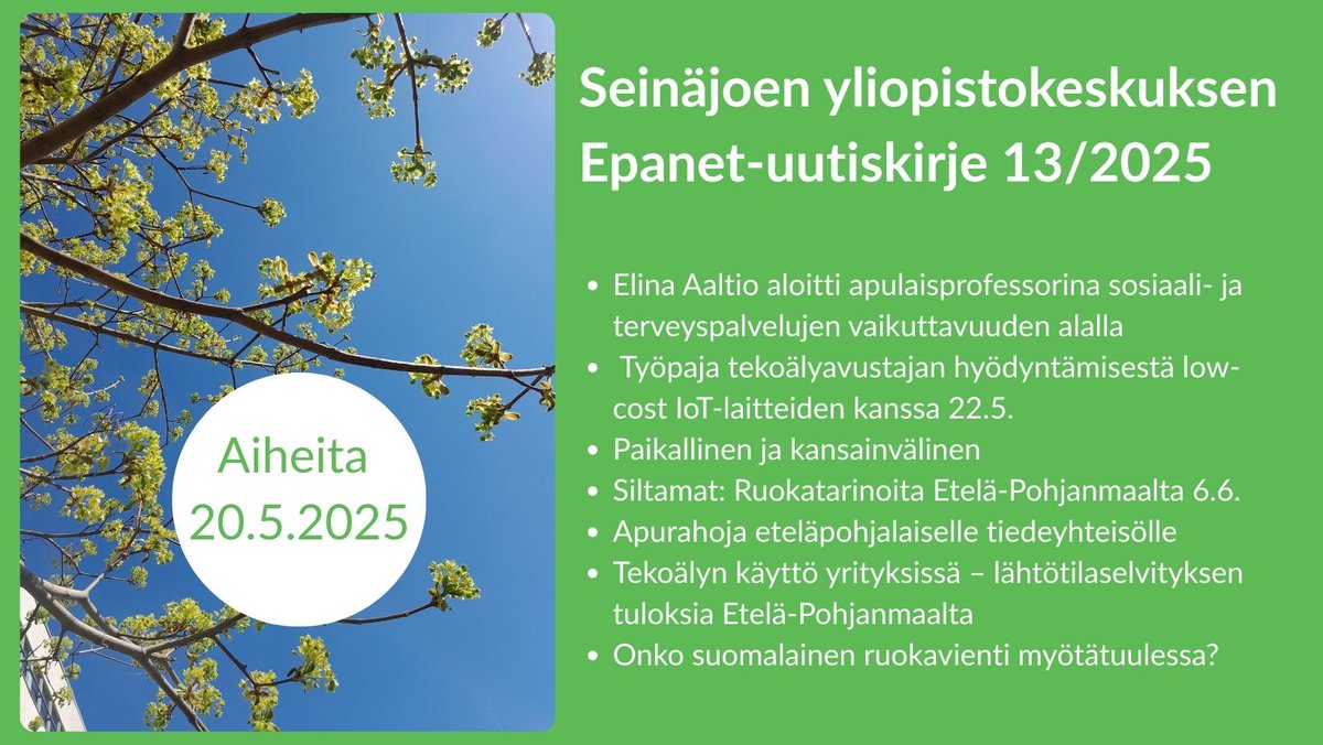 Epanet-uutiskirjeessä on tänään tarinaa mm. pullasta us14.campaign-archive.com/?u=ac5f632837c…