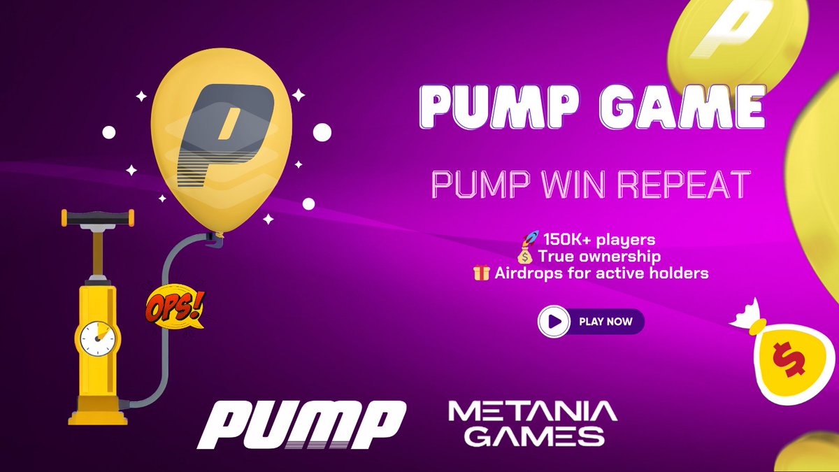 🎮 Think it’s just another Telegram game? Think again.

Pump Game is where Web3 gaming actually begins.

💣 Inflate your balloon with every tap.
😰 But don’t get greedy — one wrong move and boom, it pops!
💎 Real prizes, airdrops, loyalty rewards — every pump counts.
👉 Start