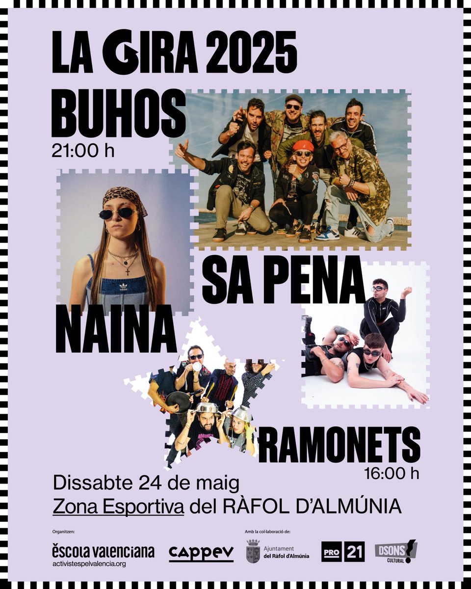 CompanyStas's tweet photo. 24/5

#Trobades25 @escolatv
* Ràfol d'Almunia:  (4hV) #Ramonet #Naina #Sapena (9hN) @buhosoficial
* Benimantell: (7hV )#CantaCanalla
* Serra/barranc de Clara: (8hV) @TROBADORETS, (10hN) @pepetimarieta

8hV "Ibers" a Gorga/CCultura https://t.co/yzncNmJCYu