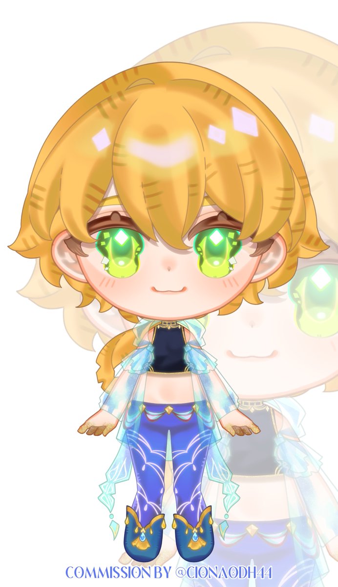 cionaodh44's tweet image. Chibi #Live2D commission for Silverseamss 💛💛
#VGen #VGenComm