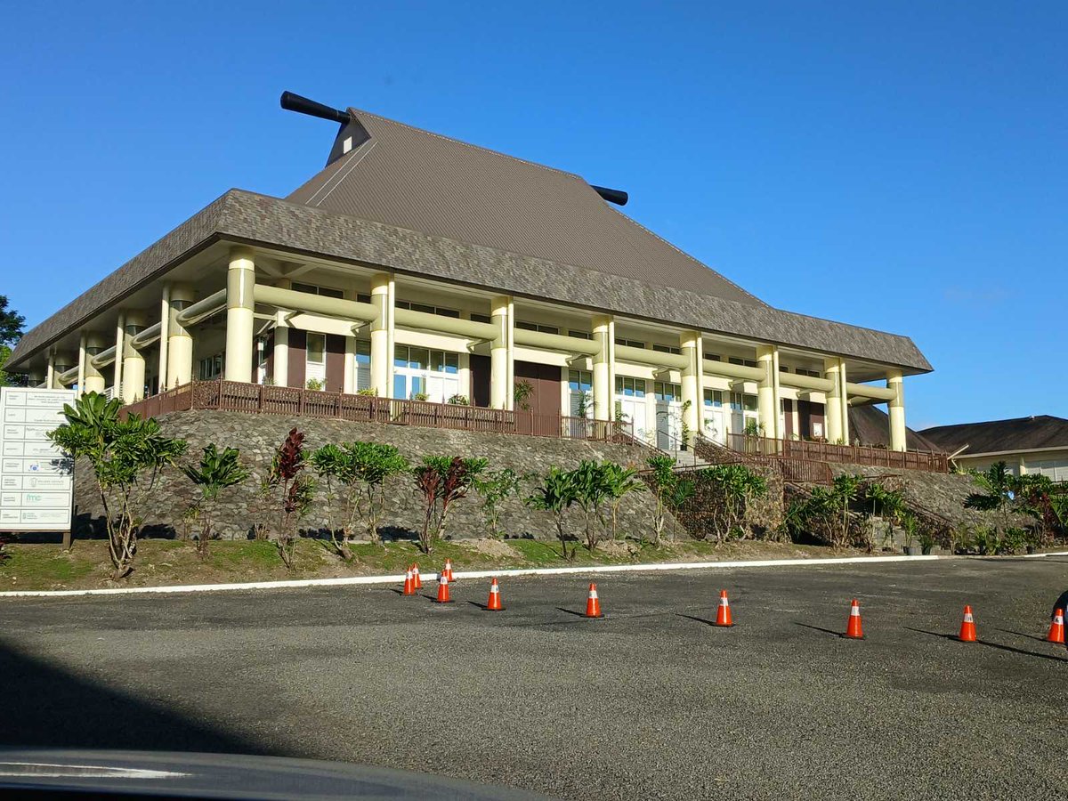 BPlinkertEU's tweet image. An honour to attend the opening of the traditional meeting house, the Vale ni Bose, of the Great Council of Chiefs in Suva today.