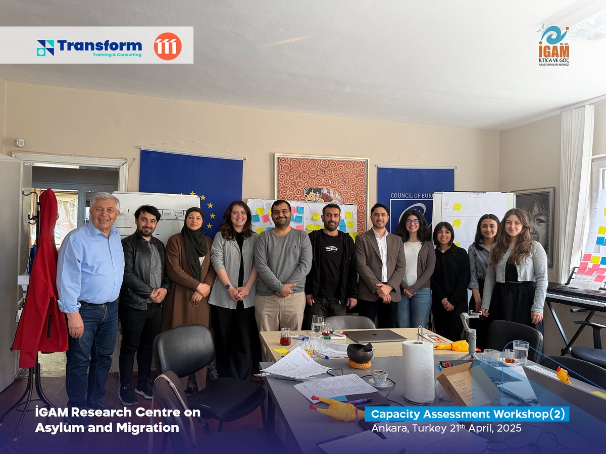 TransformTrain_'s tweet photo. مستمرّون نحو #التغيير #المؤسسي الفعّال!
#Capacity #Assessment Workshop | Ankara
We are pleased to continue our capacity assessment journey with IGAM, which is part of the #project implemented in collaboration with 11.11.11 and delivered by #TRANSFORM.

#OrganizationalDevelopment https://t.co/kapjU7ZH47