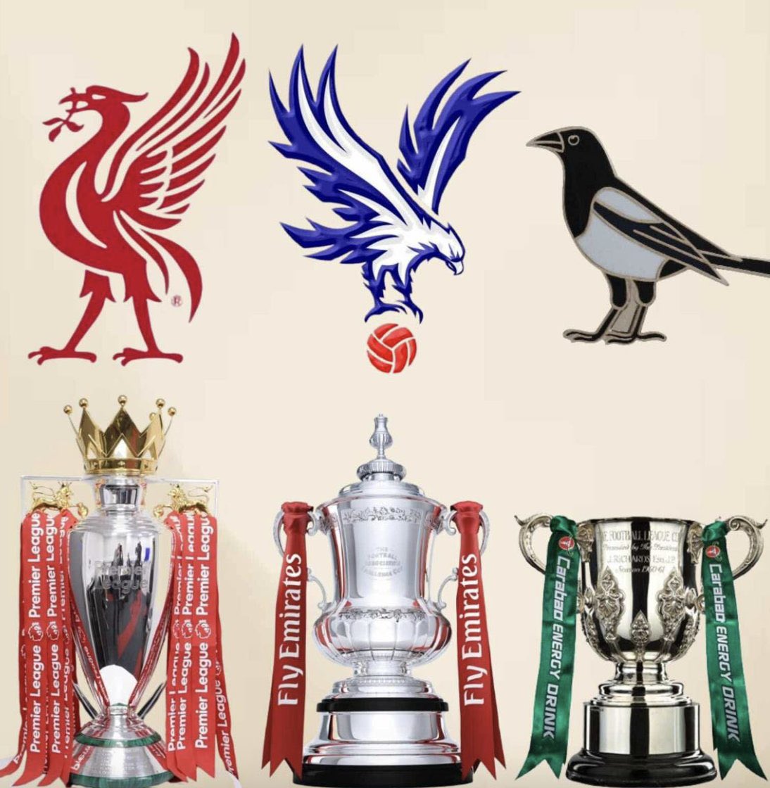 I bet most football fans don’t know the team of the third bird unless they check the comments😂😐