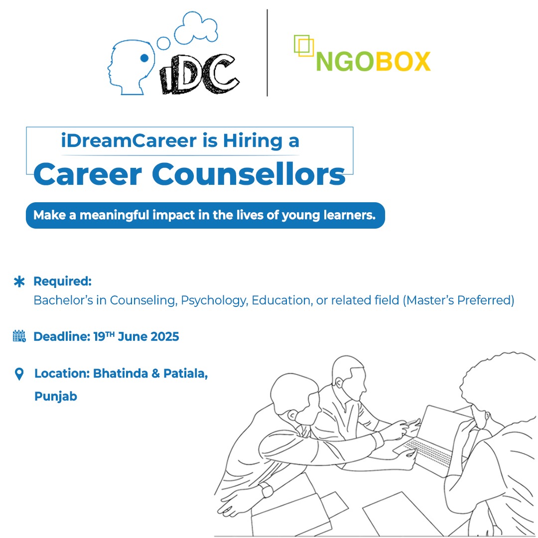 NGOBOX India (@ngobox) on Twitter photo #JobOpening |
Are you passionate about guiding students toward meaningful career paths?
<a href="/idreamcareer/">iDreamCareer.com</a> is looking for Career Counsellors to join their mission-driven team.
🔗 Learn more & apply: ngobox.org/job-detail_Car…
#CareerCounseling #EducationCareers #iDreamCareer #JobOpening |
Are you passionate about guiding students toward meaningful career paths?
<a href="/idreamcareer/">iDreamCareer.com</a> is looking for Career Counsellors to join their mission-driven team.
🔗 Learn more & apply: ngobox.org/job-detail_Car…
#CareerCounseling #EducationCareers #iDreamCareer