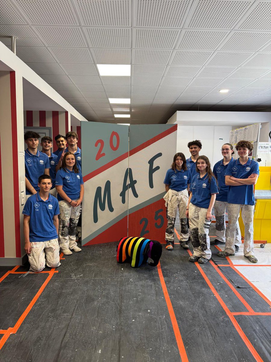 Suite des photos du concours du meilleur apprenti de France pour nos élèves de 1ère Bac Pro Aménagement et finition du bâtiment