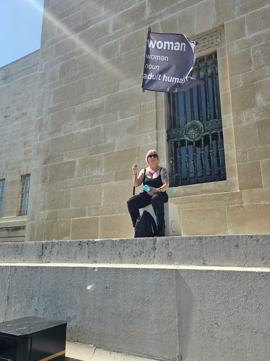 TTerfervilles's tweet image. ....and another thing! Those young men with their pathetic pick-me fluffers had been yelling &amp;amp; swearing at me from within the event at the park. They then followed me down to another section of the event altogether, to harass me where I sat quietly with my flag.
#SwanseaPride