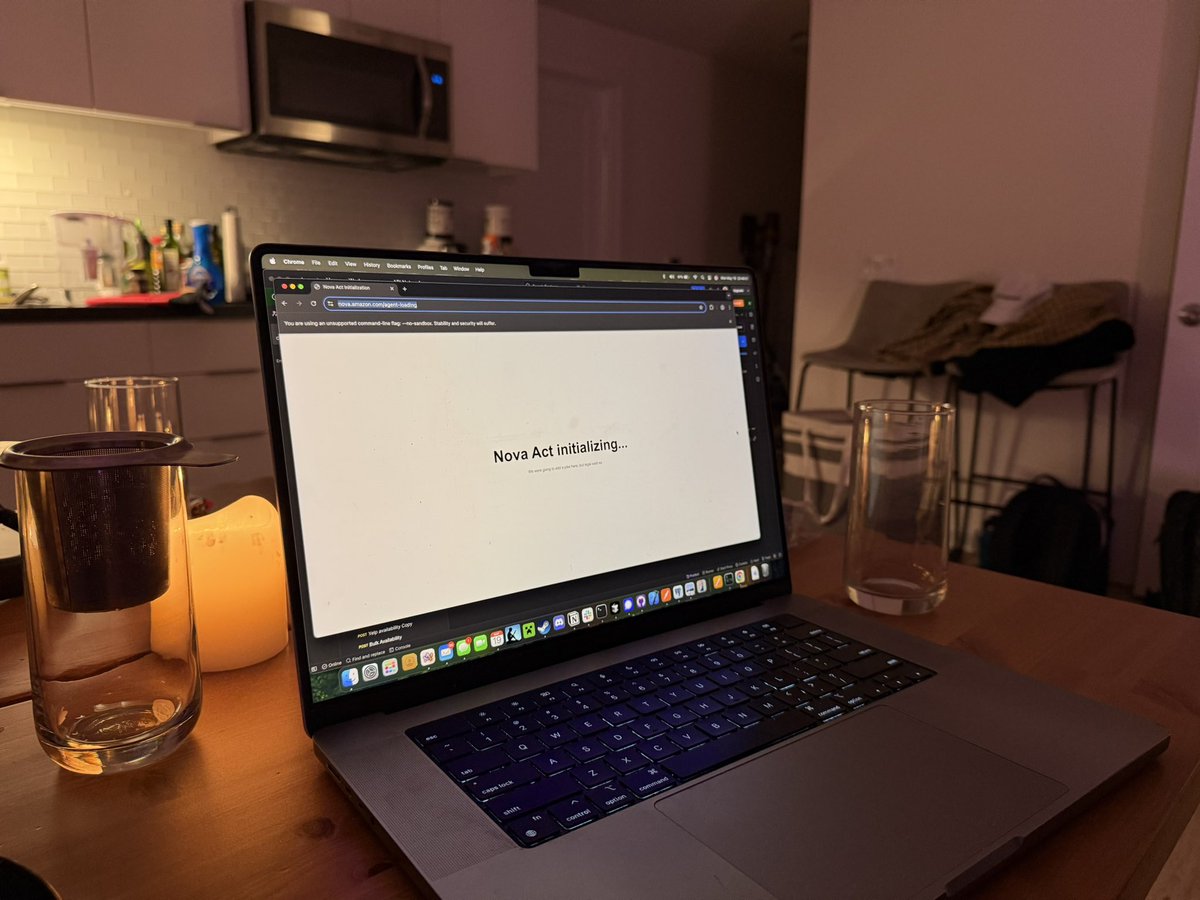 denizbirlikci's tweet image. it’s near 11:47pm, Josh and I are still working
the wholesome thing is that he’s building a new workflow with Nova Act for his startup
while i’m trying to do the research to improve the model behind it
we go back and forth talking abt what works and what needs fixing