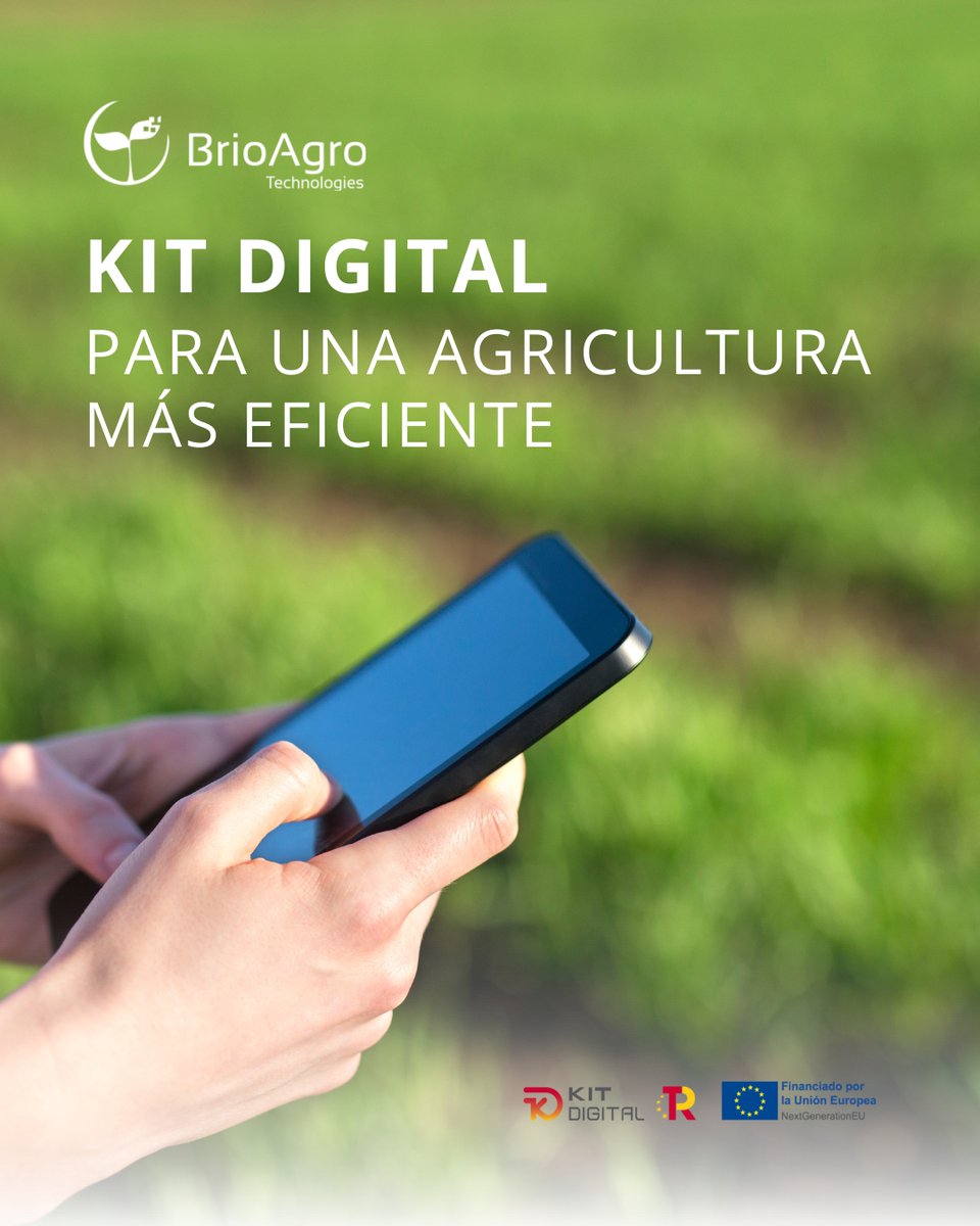 KIT DIGITAL PARA UNA AGRICULTURA MÁS EFICIENTE. 

En BrioAgro, te ofrecemos una solución avanzada para la monitorización de cultivos, permitiéndote tomar decisiones basadas en datos en tiempo real y anticiparte a las necesidades de tus campos.

🌐 brioagro.com/es/kit-digital