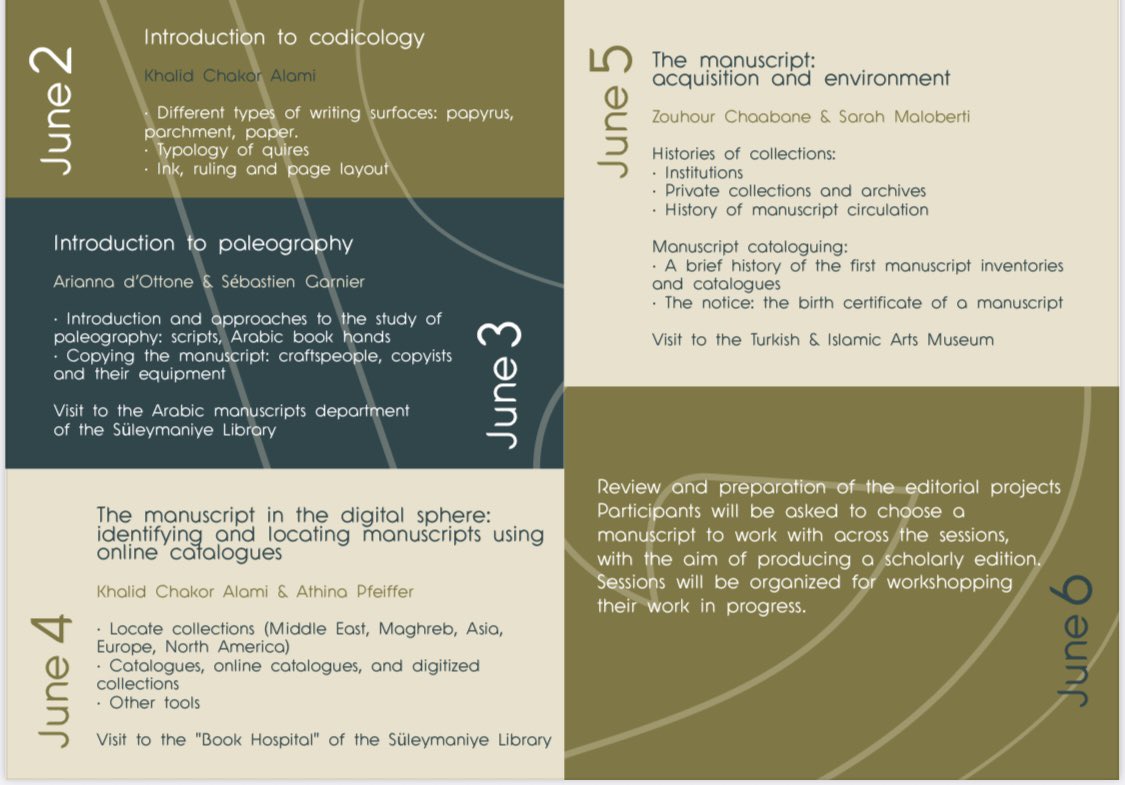 AriDot1's tweet image. Wijad Academy - Codicology, Critical Editions, Digital humanities
Honoured to be one of the trainers
INALCO- IfPO - INHA - BnF and much more institutions involved