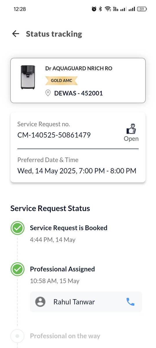 Rocks_147's tweet photo. @EurekaForbes I already raised the service request on 14 may but till today not working is done also request is closed from Eureka Forbes end without my problem is solved. https://t.co/Bw9UEOIQe9