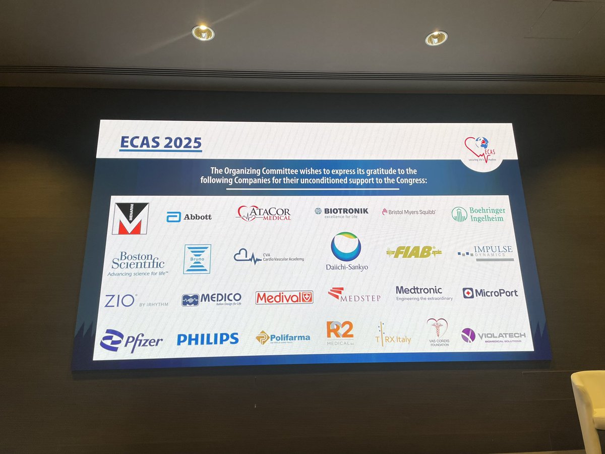 ECAS - HeartRhythm (@ecas_heart) on Twitter photo Now starting! #ECAS2025 day 3!
We like to thank all faculty and sponsors for making this great conference come true!
<a href="/LewalterT/">T Lewalter</a> Riccardo Cappato Samuel Levy
<a href="/chris_sohns/">Christian Sohns</a> <a href="/ChristianHeeger/">Christian-H. Heeger</a> <a href="/laura_rottner/">Laura Rottner</a> <a href="/WakiliReza/">Reza Wakili</a> <a href="/ASaguner/">Ardan M. Saguner, MD</a>
<a href="/Medtronic/">Medtronic</a> <a href="/pfizer/">Pfizer Inc.</a> <a href="/BSC_EU_Heart/">Boston Scientific EMEA - Cardiology</a> <a href="/BIOTRONIK/">BIOTRONIK</a> et al. Now starting! #ECAS2025 day 3!
We like to thank all faculty and sponsors for making this great conference come true!
<a href="/LewalterT/">T Lewalter</a> Riccardo Cappato Samuel Levy
<a href="/chris_sohns/">Christian Sohns</a> <a href="/ChristianHeeger/">Christian-H. Heeger</a> <a href="/laura_rottner/">Laura Rottner</a> <a href="/WakiliReza/">Reza Wakili</a> <a href="/ASaguner/">Ardan M. Saguner, MD</a>
<a href="/Medtronic/">Medtronic</a> <a href="/pfizer/">Pfizer Inc.</a> <a href="/BSC_EU_Heart/">Boston Scientific EMEA - Cardiology</a> <a href="/BIOTRONIK/">BIOTRONIK</a> et al.