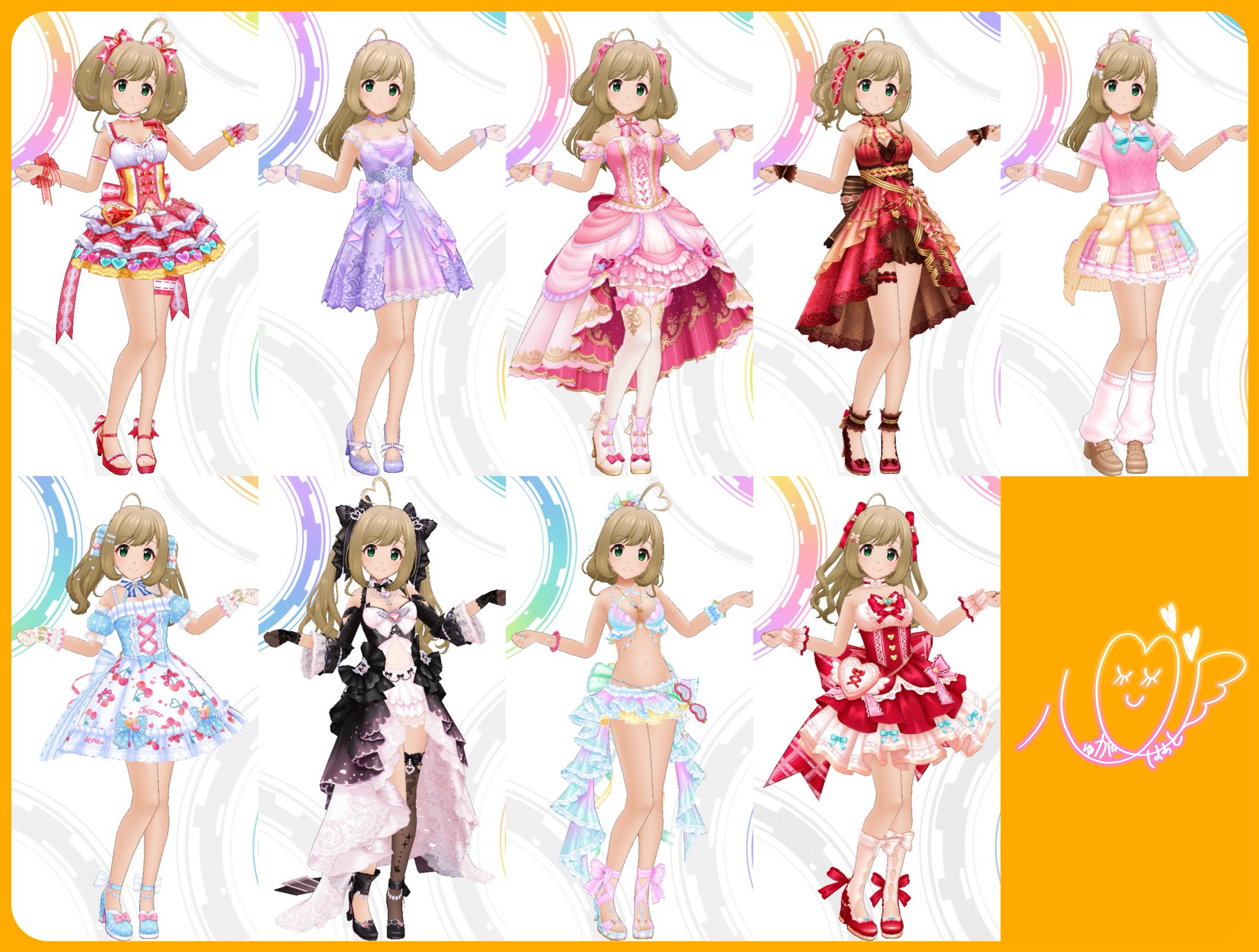 デレマス　佐藤心　コスプレ　衣装【SSR:はぁとトゥハート】 デレマス 佐藤心 コスプレ 衣装【SSR:はぁとトゥハート】 - メルカリ