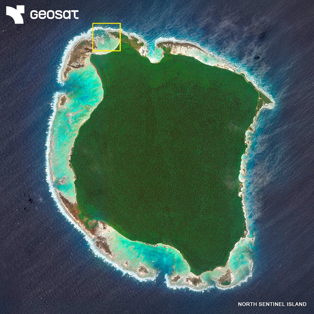 geosat_sat's tweet image. 🌍 It looks like just another island.
But North Sentinel hides an uncontacted tribe — and the rusting wreck of a ship that changed their story.
🛰️ See it from space. Discover the story of the Primrose.
🔗 geosat.space/blog/the-myste…