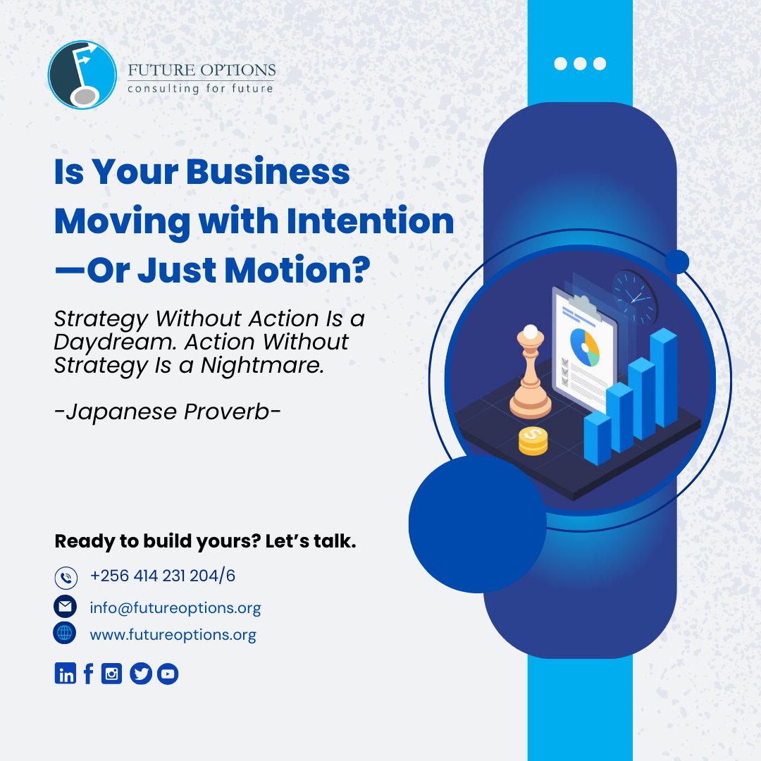 Strategy isn’t a one-time event—it’s your edge.
In a changing world, a clear, flexible plan = survival.

✅ Align your team
✅ Focus on what matters
✅ Turn goals into results

Let’s build yours.

📩 info@futureoptions.org
🌐 futureoptions.org

#Strategy #BusinessGrowth