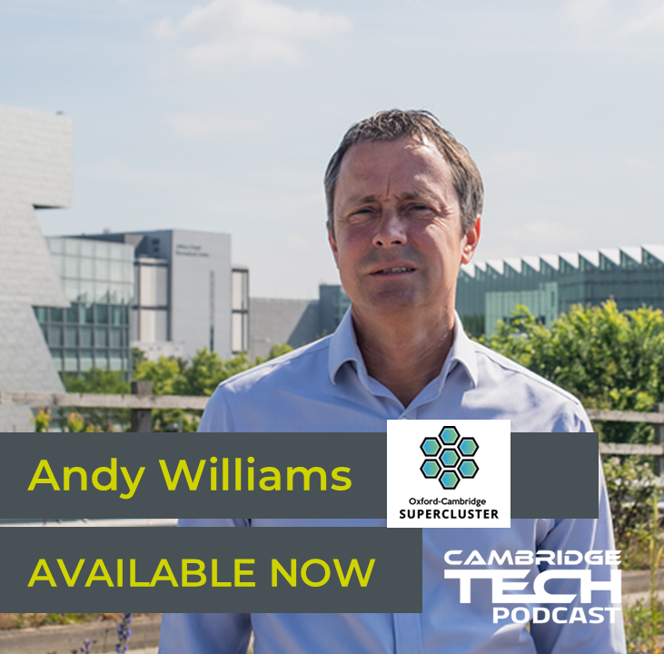 CamTechPod's tweet image. This week features an engaging conversation with Dr. Andy Williams, Chair of the Oxford Cambridge Supercluster Board. He explains the mission of the Board, which aims to unite businesses, universities, and investors to create a thriving ecosystem
#CamTechPod