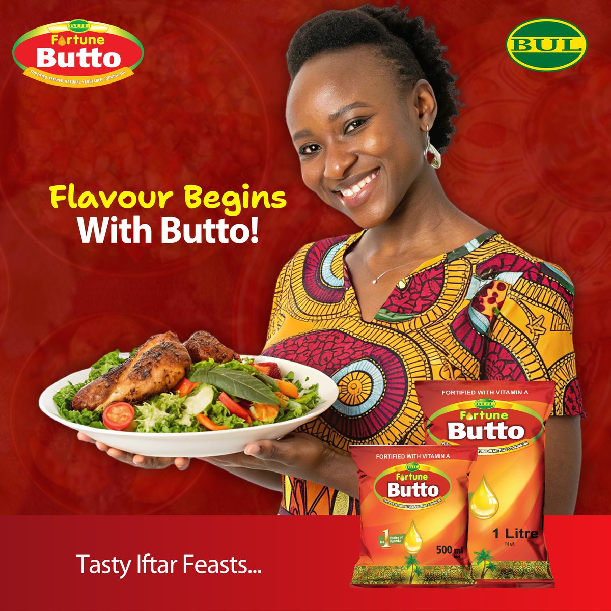 Tasty meals start with Fortune Butto rich flavour, smooth texture, perfect for every dish! 
#FortuneButto #TasteTheGoodness