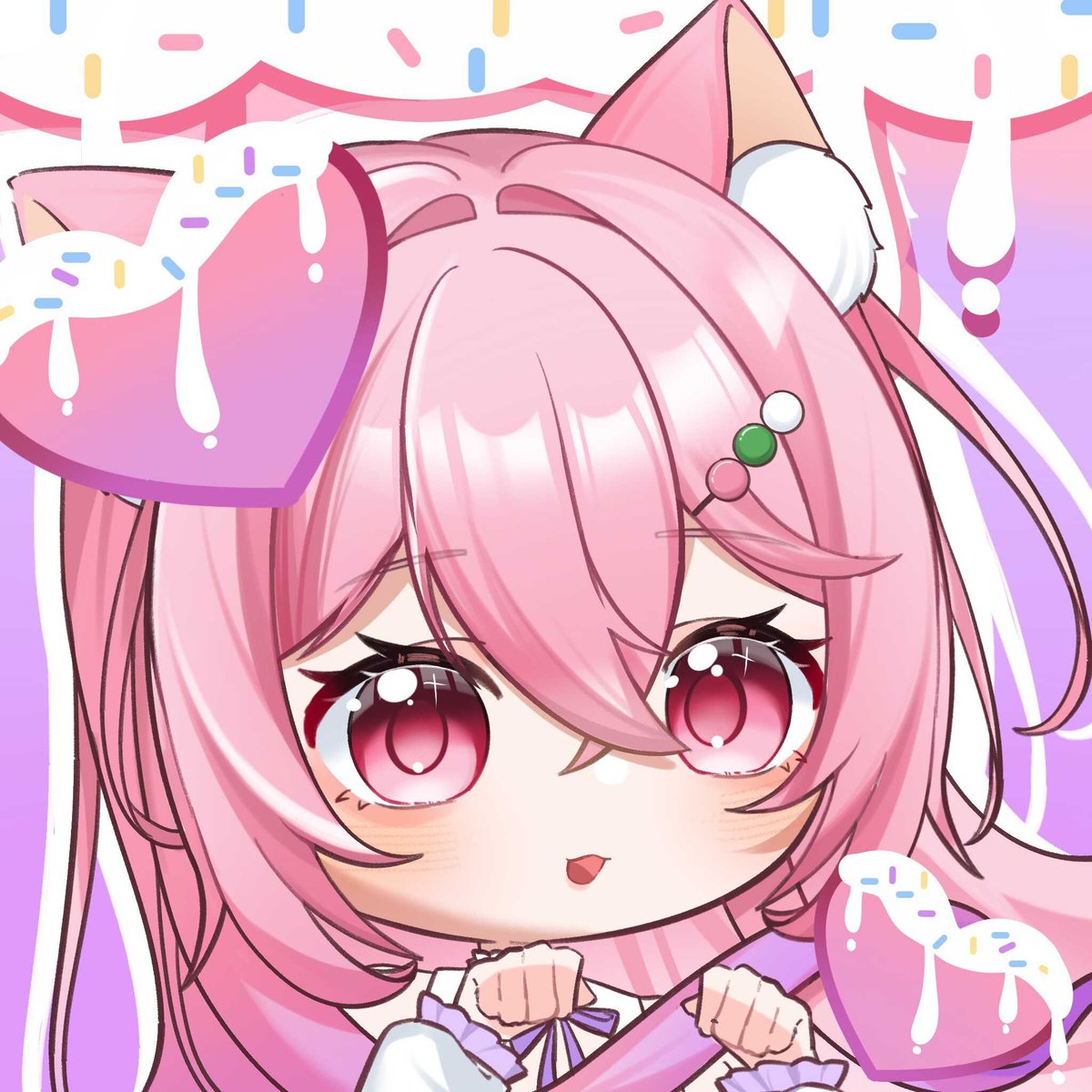 520快樂小糰子們❤️
要一直一直陪著我喔😚

謝謝兔兔送的禮物💝
超級可愛！收到當天直接秒換DC頭貼www
繪師是bilibili工坊的鹤子老師🧡