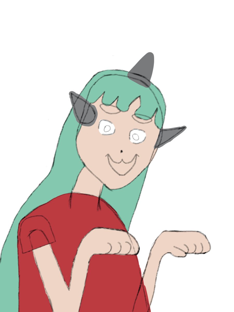Aunnposting's tweet image. But hey, 2 years of posting about Aunn now! That's pretty cool! So here is the one time I tried drawing her, I never completed it but as you can tell, I am NOT good at art and should frankly be banned from drawing ever again