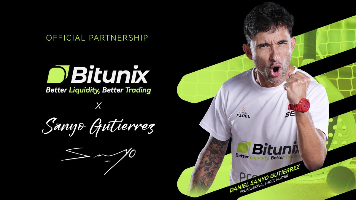 BitunixJP's tweet image. Bitunixは、パデルのレジェンド @SanyoGutierrez とのパートナーシップを結び、新規事業を展開することになりました!🏆🇦🇷
精密さ、パワー、そして最高のパフォーマンス。BitunixxSanyo
#Bitunix #SanyoGutierrez #パデル