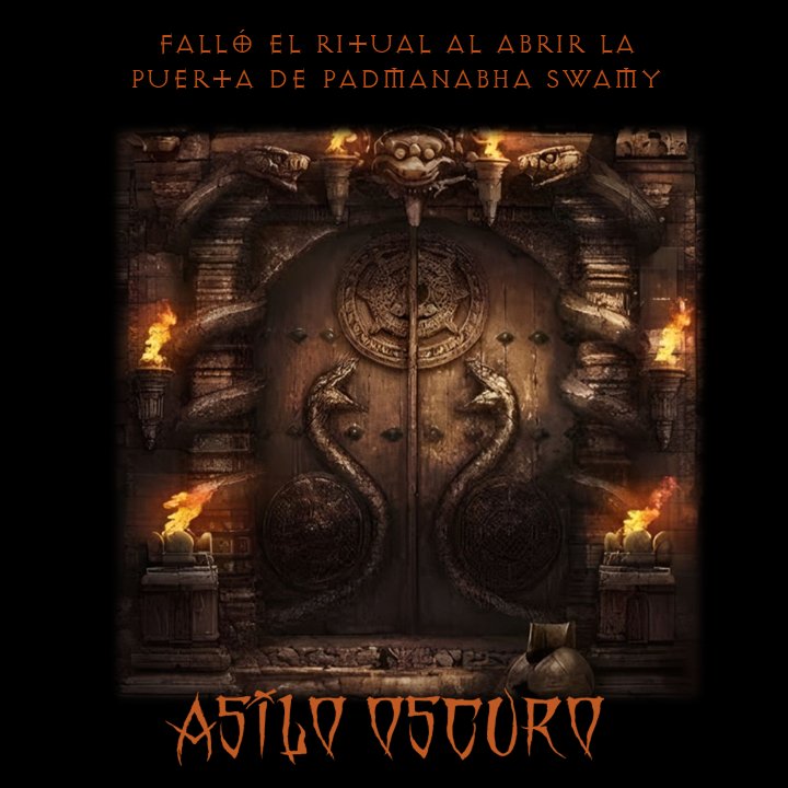 Hay puertas que son mejor no abrir en el #AsiloOscuro 
1. Escribe un texto con la frase de la imagen sin modificarla.
2. Explica qué ocurrió al abrir la puerta. 
3. Responde, RT o usa #AsiloOscuro 
4. Encuentra información de la puerta:
infobae.com/turismo/2017/0…