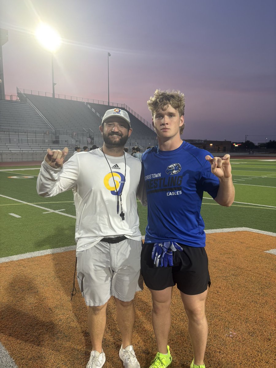 Tennison Dean (@tennisondean) on Twitter photo Awesome camp tonight with <a href="/AngeloStateFB/">Angelo State Football</a> Thanks <a href="/CoachOB_5/">Tyler O'Bryan</a> and <a href="/coach_salgado/">Coach Gary Salgado</a> for having me out.
<a href="/CoachGriffGHS/">Chuck Griffin</a> <a href="/JakeCoulson3/">Coach Jake Coulson</a> Awesome camp tonight with <a href="/AngeloStateFB/">Angelo State Football</a> Thanks <a href="/CoachOB_5/">Tyler O'Bryan</a> and <a href="/coach_salgado/">Coach Gary Salgado</a> for having me out.
<a href="/CoachGriffGHS/">Chuck Griffin</a> <a href="/JakeCoulson3/">Coach Jake Coulson</a>