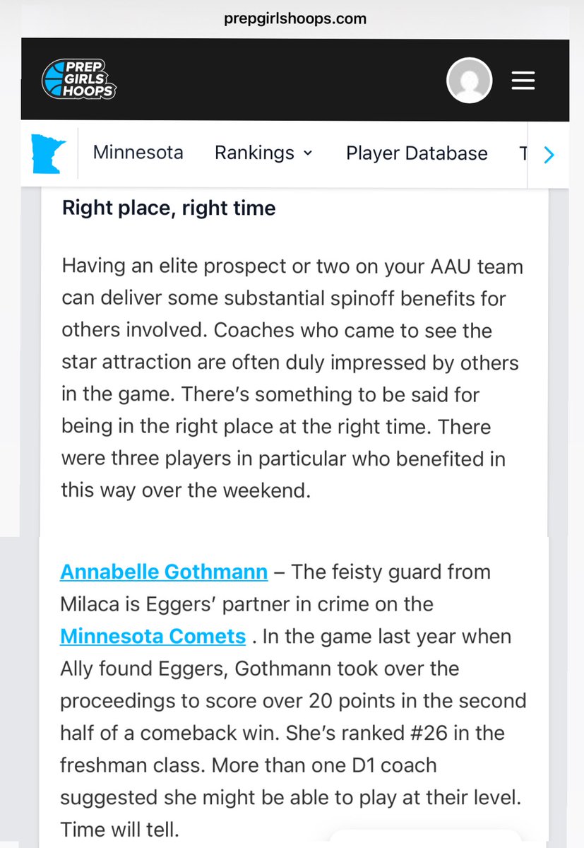 boone π¦ (@bo_one15) on Twitter photo Thank you <a href="/GMacHoops/">Grant McGinnis</a> for your wonderful write up on our MN Comets 2028 players <a href="/ABGothmann10/">Annabelle Gothmann</a> & <a href="/Briannaeggers15/">Brianna Eggers</a>. πππ€ Live at the Lakes was a fun, competitive for our team <a href="/MNCometsGirls/">MN Comets Girls</a> <a href="/ktdebaker/">Katie DeBaker</a> Thank you <a href="/GMacHoops/">Grant McGinnis</a> for your wonderful write up on our MN Comets 2028 players <a href="/ABGothmann10/">Annabelle Gothmann</a> & <a href="/Briannaeggers15/">Brianna Eggers</a>. πππ€ Live at the Lakes was a fun, competitive for our team <a href="/MNCometsGirls/">MN Comets Girls</a> <a href="/ktdebaker/">Katie DeBaker</a>