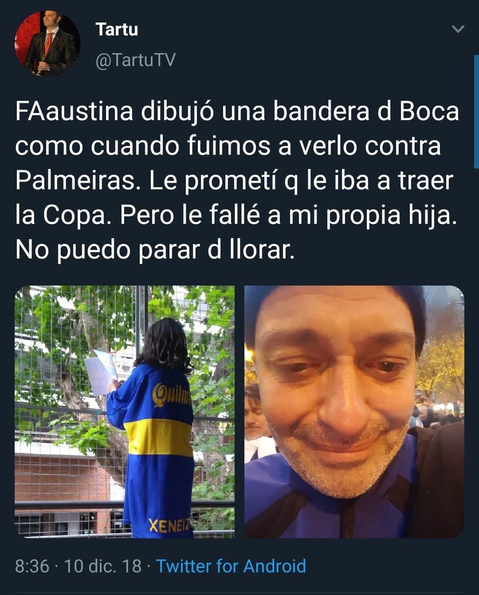 <a href="/TartuTV/">Tartu</a> MAL PADRE, NUEVAMENTE VOLVISTE A FALLARLE A TU HIJA.
LA PROXIMA NO LE PROMETAS NADA.